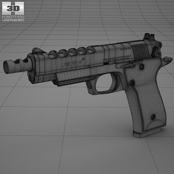 Laseraim Arms Deluxe 45 Auto Modelo 3d Descargar Arma On 2585