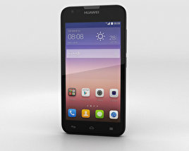 Huawei Ascend Y550 黑色的 3D模型