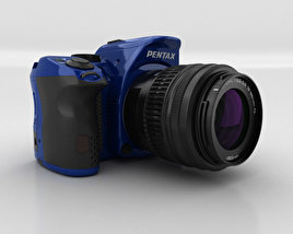 Pentax K-30 Blue 3D-Modell