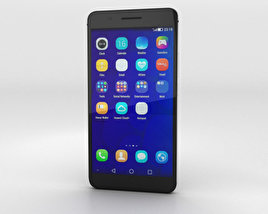 Huawei Honor 6 Plus Negro Modelo 3D