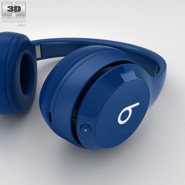 Beats by Dr. Dre Solo2 ワイヤレス ヘッドホン Blue 3D model ...