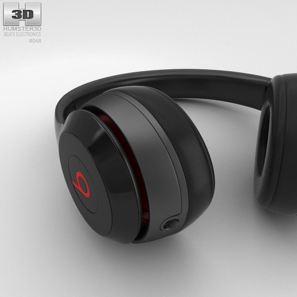 Beats by Dr. Dre Solo2 ワイヤレス ヘッドホン 黒 3Dモデル ...