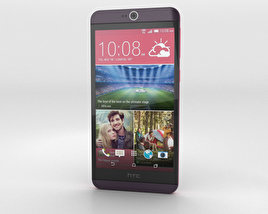 HTC Desire 826 Purple Dark 3D 모델 