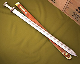 Спата Римский меч 3D модель