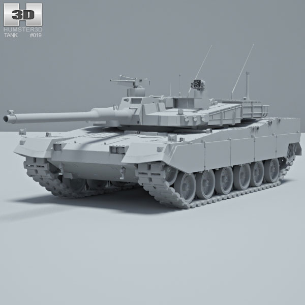 K2 Black Panther 3D model - Download Military on