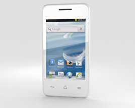 Huawei Ascend Y220 白色的 3D模型