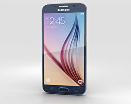 Samsung Galaxy S6 Black Sapphire 3D模型