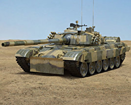 PT-91 Twardy 3D-Modell