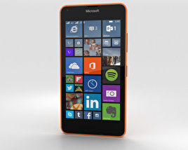 Microsoft Lumia 640 LTE Orange 3D model