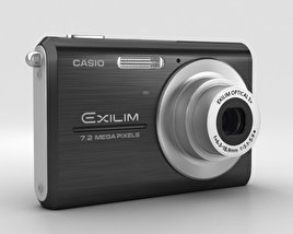 Casio Exilim EX-Z75 黑色的 3D模型