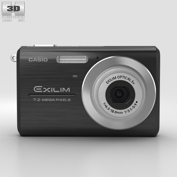Casio Exilim EX-Z75 黒 3D model - ダウンロード 電子機器 on ...