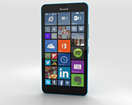Microsoft Lumia 640 XL Matte Cyan 3D model