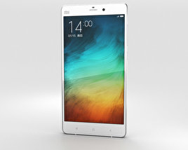 Xiaomi Mi Note Pro 白色的 3D模型