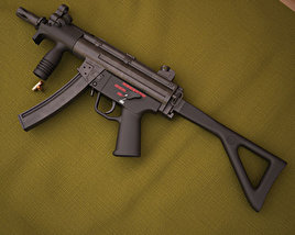 Heckler & Koch MP5K-PDW 3D model
