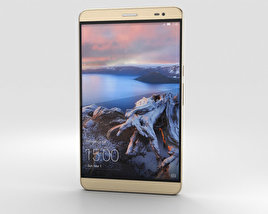 Huawei MediaPad X2 Amber Gold 3D-Modell