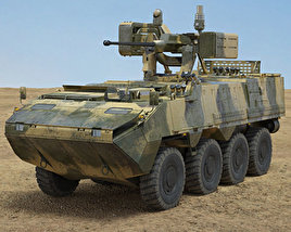 Pandur II 8X8 Armoured Personnel Carrier Modèle 3D