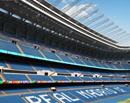 Estádio Santiago Bernabéu Modelo 3d