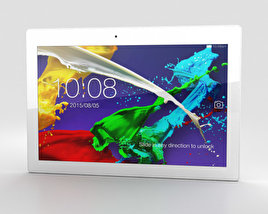 Lenovo Tab 2 A10-70 Pearl White 3D-Modell