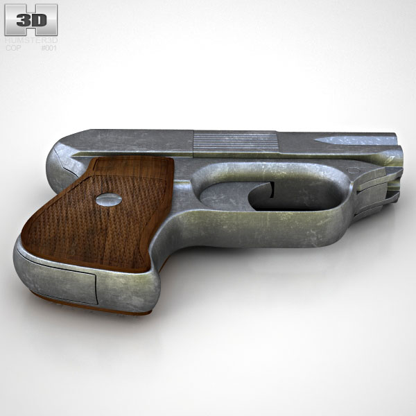 COP .357 Derringer 3D model - Baixar Arma no