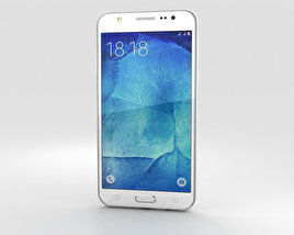 Samsung Galaxy J5 白い 3Dモデル