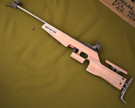 1827F ANSCHUTZ Biathlon rifle Modèle 3D