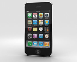 Apple iPhone 3GS 黑色的 3D模型
