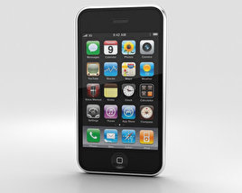 Apple iPhone 3GS Blanco Modelo 3D