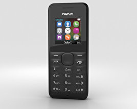 Nokia 105 黒 3Dモデル