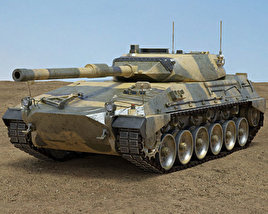 Tanque Argentino Mediano 3D model