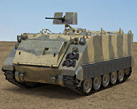 M113 Mannschaftstransporter 3D-Modell