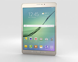 Samsung Galaxy Tab S2 8.0-inch LTE Gold 3D 모델 