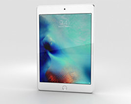 Apple iPad Mini 4 Silver 3D 모델 