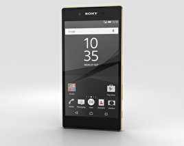 Sony Xperia Z5 Gold 3D-Modell