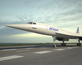 Aerospatiale-BAC Concorde 3D model