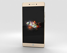 ZTE V3 Extreme Edition Gold 3Dモデル