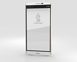 LG V10 Luxe Weiß 3D-Modell
