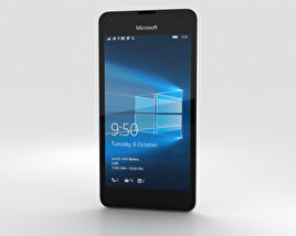 Microsoft Lumia 550 Weiß 3D-Modell
