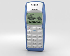 Nokia 1100 Blue Modello 3D