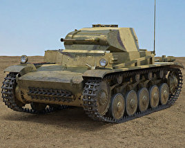 Panzer II 3D 모델 