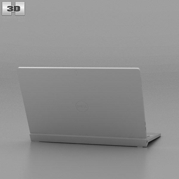 Dell XPS 12 2-in-1 Laptop 3D model - Download Electronics on
