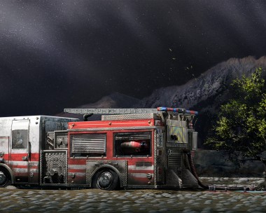 Camion de Pompiers