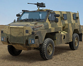 Bushmaster Protected Mobility Vehicle 3D-Modell