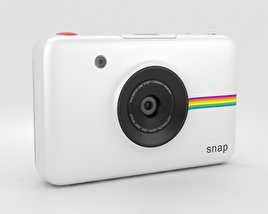 Polaroid Snap Instant Câmera digital Branco Modelo 3d