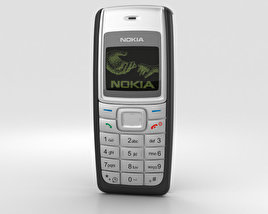 Nokia 1110 Negro Modelo 3D