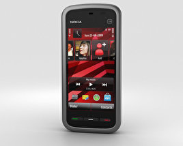 Nokia 5230 Negro Modelo 3D