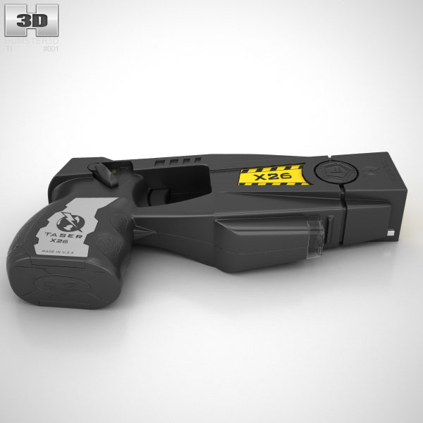 Policía issue X26 Taser Modelo 3D - Descargar Arma on
