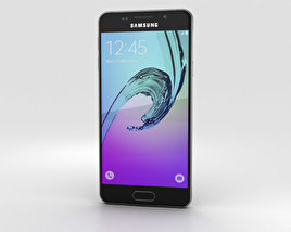 Samsung Galaxy A3 (2016) Noir Modèle 3D