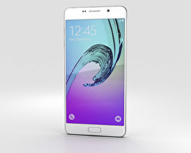 Samsung Galaxy A7 (2016) 白い 3Dモデル