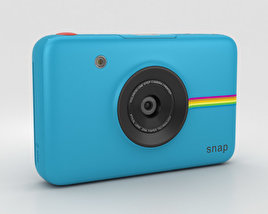 Polaroid Snap Instant Câmera digital Blue Modelo 3d