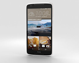 HTC Desire 828 Dual Sim Pearl White 3D 모델 
